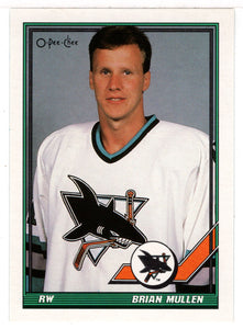 Brian Mullen - San Jose Sharks (NHL Hockey Card) 1991-92 O-Pee-Chee # 129 Mint