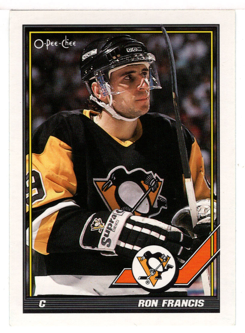 Ron Francis - Pittsburgh Penguins (NHL Hockey Card) 1991-92 O-Pee-Chee # 130 Mint