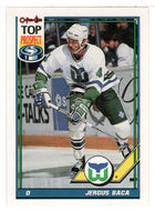 Jergus Baca - Hartford Whalers - Top Prospect (NHL Hockey Card) 1991-92 O-Pee-Chee # 131 Mint