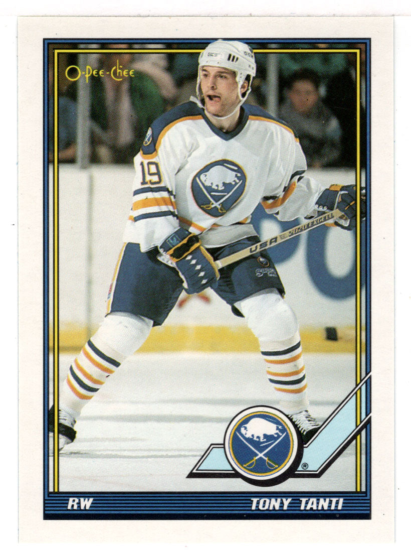Tony Tanti - Buffalo Sabres (NHL Hockey Card) 1991-92 O-Pee-Chee # 133 Mint