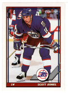 Scott Arnie - Winnipeg Jets (NHL Hockey Card) 1991-92 O-Pee-Chee # 137 Mint