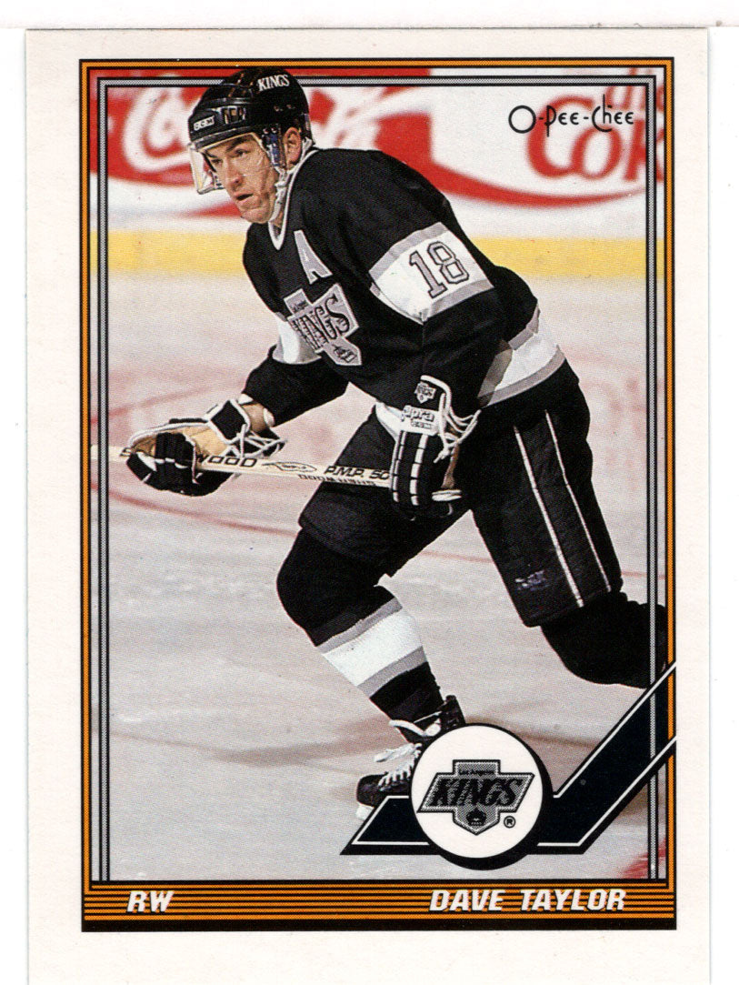 Dave Taylor - Los Angeles Kings (NHL Hockey Card) 1991-92 O-Pee-Chee # 138 Mint