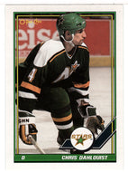 Chris Dahlquist - Minnesota North Stars (NHL Hockey Card) 1991-92 O-Pee-Chee # 142 Mint