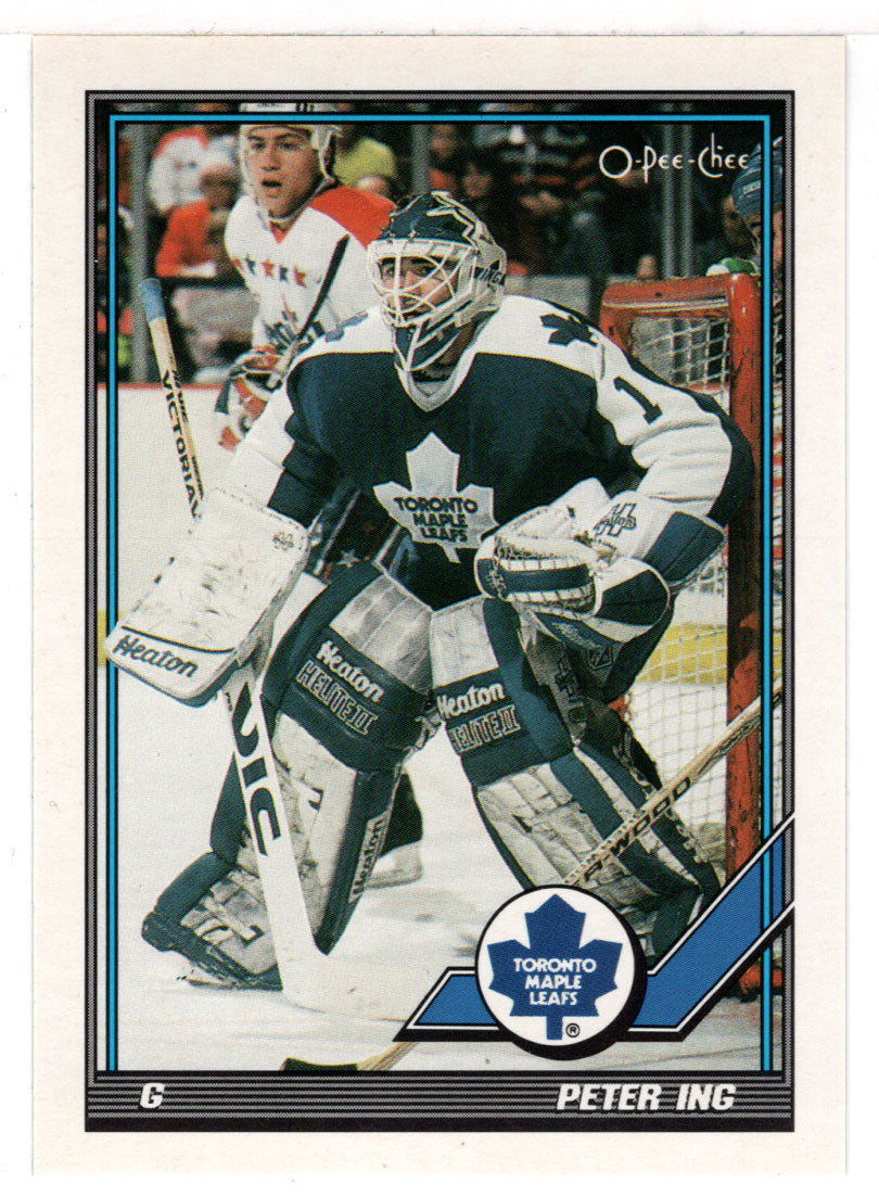 Peter Ing - Toronto Maple Leafs (NHL Hockey Card) 1991-92 O-Pee-Chee # 145 Mint