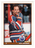 Ken Linseman - Edmonton Oilers (NHL Hockey Card) 1991-92 O-Pee-Chee # 146 Mint