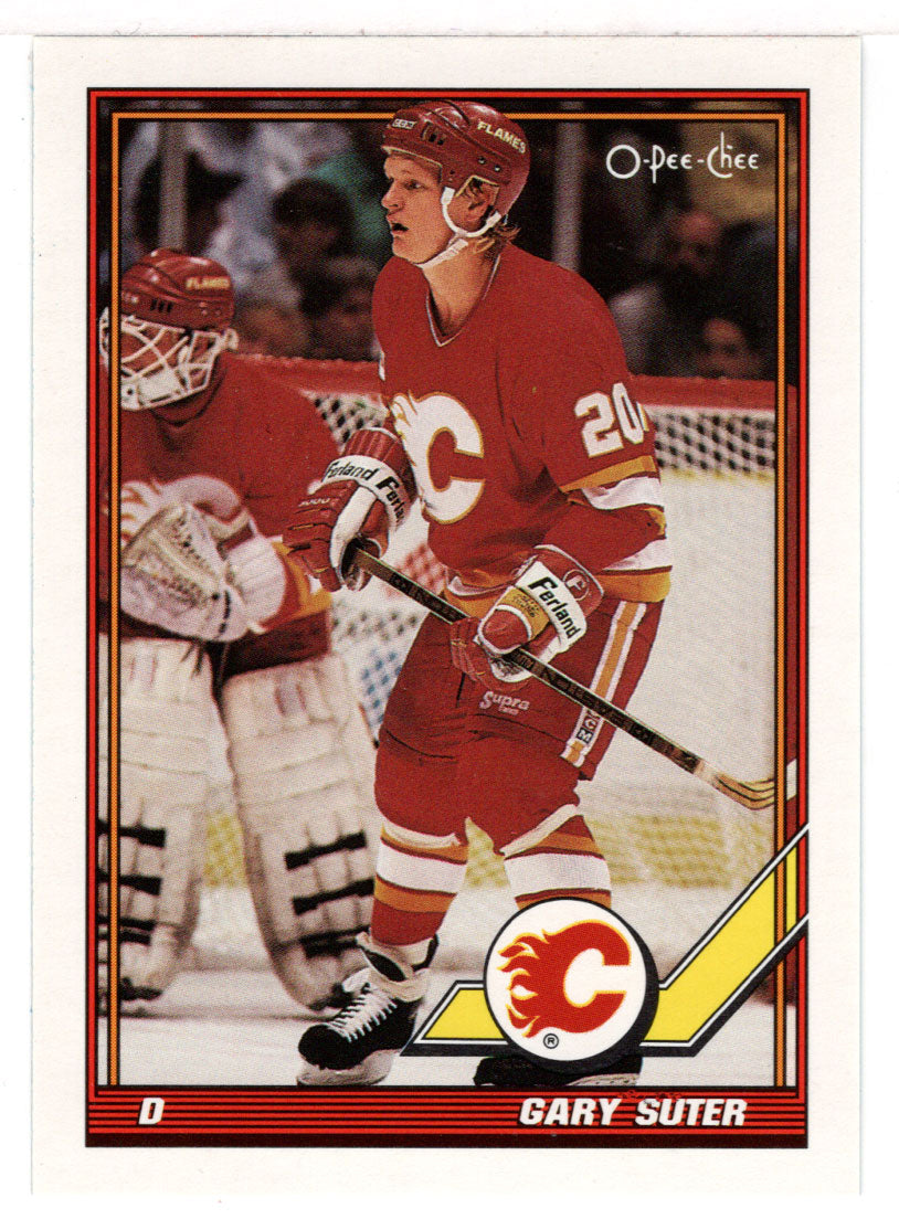 Gary Suter - Calgary Flames (NHL Hockey Card) 1991-92 O-Pee-Chee # 151 Mint