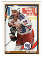 Jan Erixon - New York Rangers (NHL Hockey Card) 1991-92 O-Pee-Chee # 152 Mint