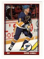 Darin Kimble - St. Louis Blues (NHL Hockey Card) 1991-92 O-Pee-Chee # 156 Mint