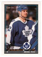 Michel Petit - Toronto Maple Leafs (NHL Hockey Card) 1991-92 O-Pee-Chee # 166 Mint