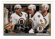 Boston Bruins Team Card (NHL Hockey Card) 1991-92 O-Pee-Chee # 170 Mint
