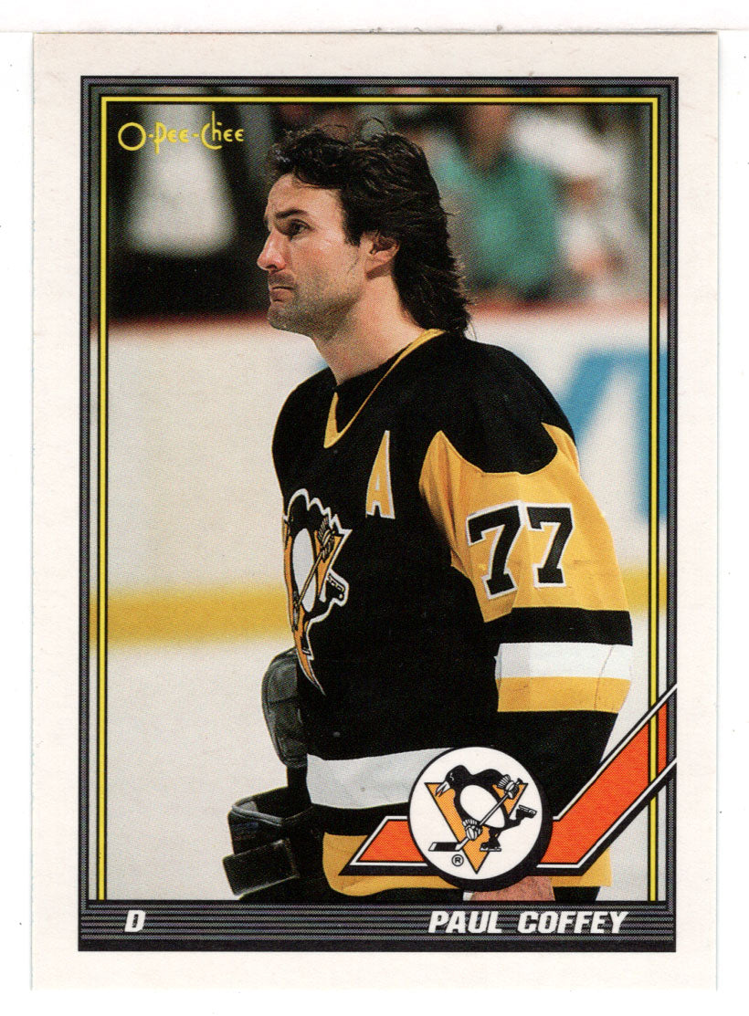 Paul Coffey - Pittsburgh Penguins (NHL Hockey Card) 1991-92 O-Pee-Chee # 183 Mint