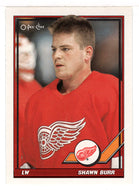 Shawn Burr - Detroit Red Wings (NHL Hockey Card) 1991-92 O-Pee-Chee # 184 Mint