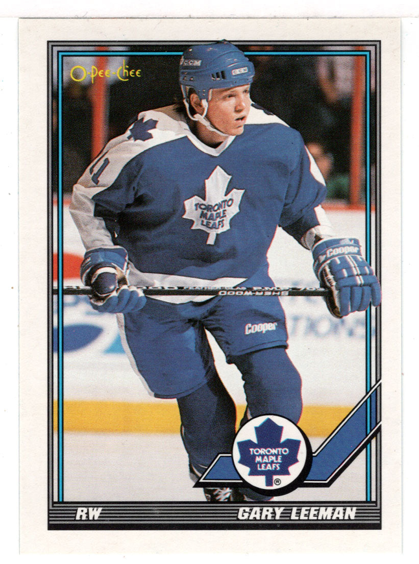 Gary Leeman - Toronto Maple Leafs (NHL Hockey Card) 1991-92 O-Pee-Chee # 188 Mint