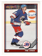 Phil Sykes - Winnipeg Jets (NHL Hockey Card) 1991-92 O-Pee-Chee # 189 Mint