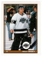 Kelly Hrudey - Los Angeles Kings (NHL Hockey Card) 1991-92 O-Pee-Chee # 195 Mint