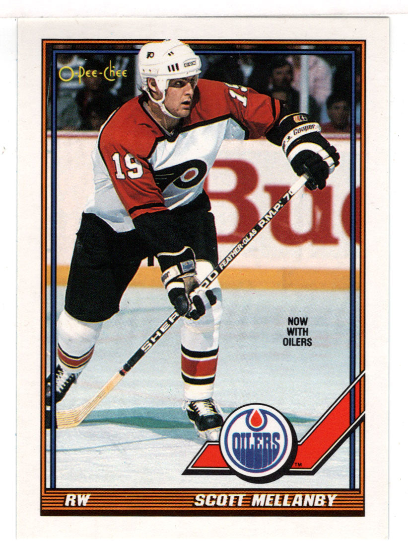 Scott Mellanby - Edmonton Oilers (NHL Hockey Card) 1991-92 O-Pee-Chee # 200 Mint