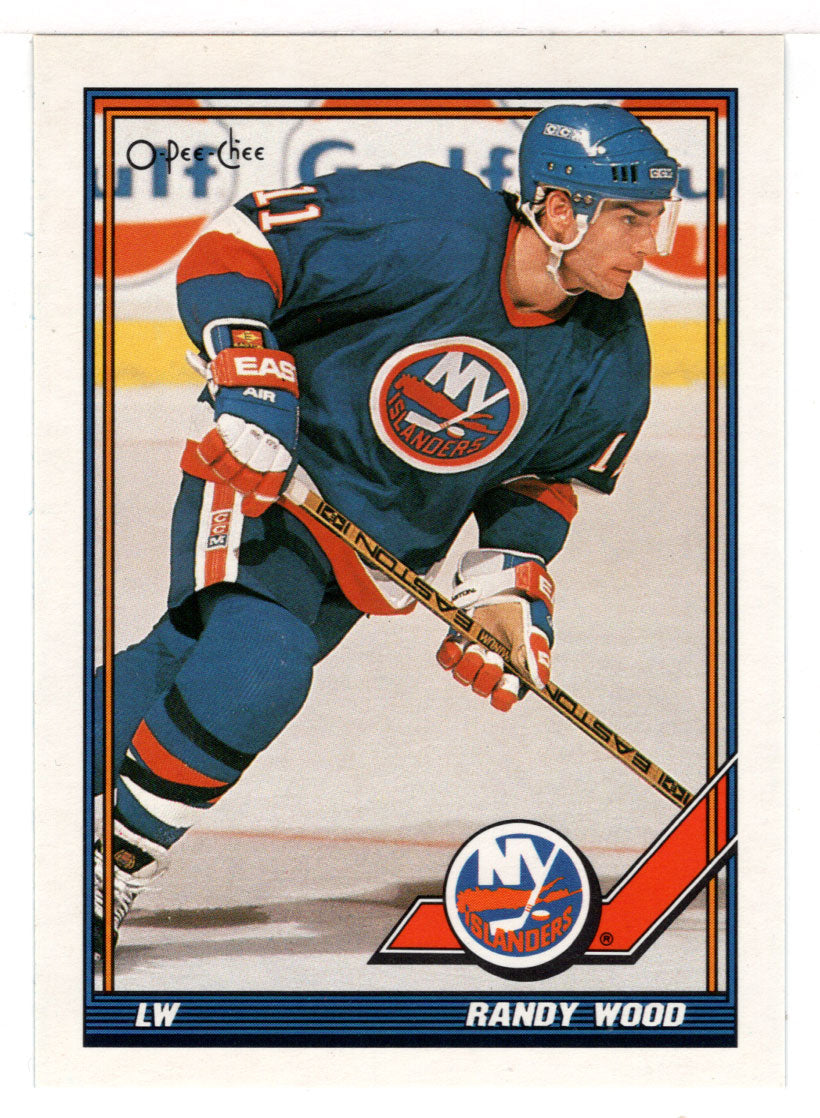 Randy Wood - New York Islanders (NHL Hockey Card) 1991-92 O-Pee-Chee # 205 Mint