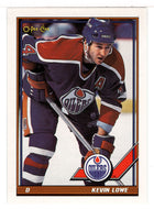 Kevin Lowe - Edmonton Oilers (NHL Hockey Card) 1991-92 O-Pee-Chee # 220 Mint