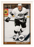 Marty McSorley - Los Angeles Kings (NHL Hockey Card) 1991-92 O-Pee-Chee # 225 Mint