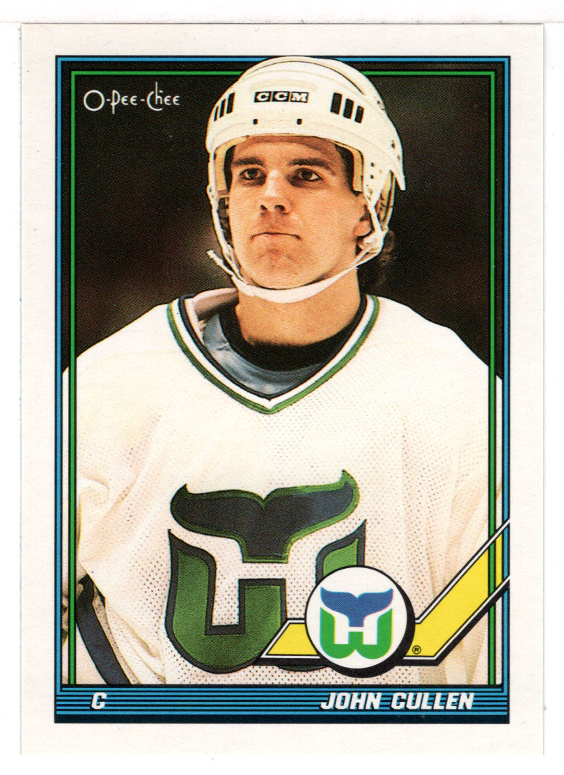 John Cullen - Hartford Whalers (NHL Hockey Card) 1991-92 O-Pee-Chee # 226 Mint