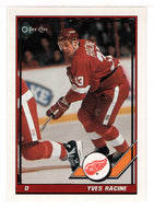 Yves Racine - Detroit Red Wings (NHL Hockey Card) 1991-92 O-Pee-Chee # 228 Mint