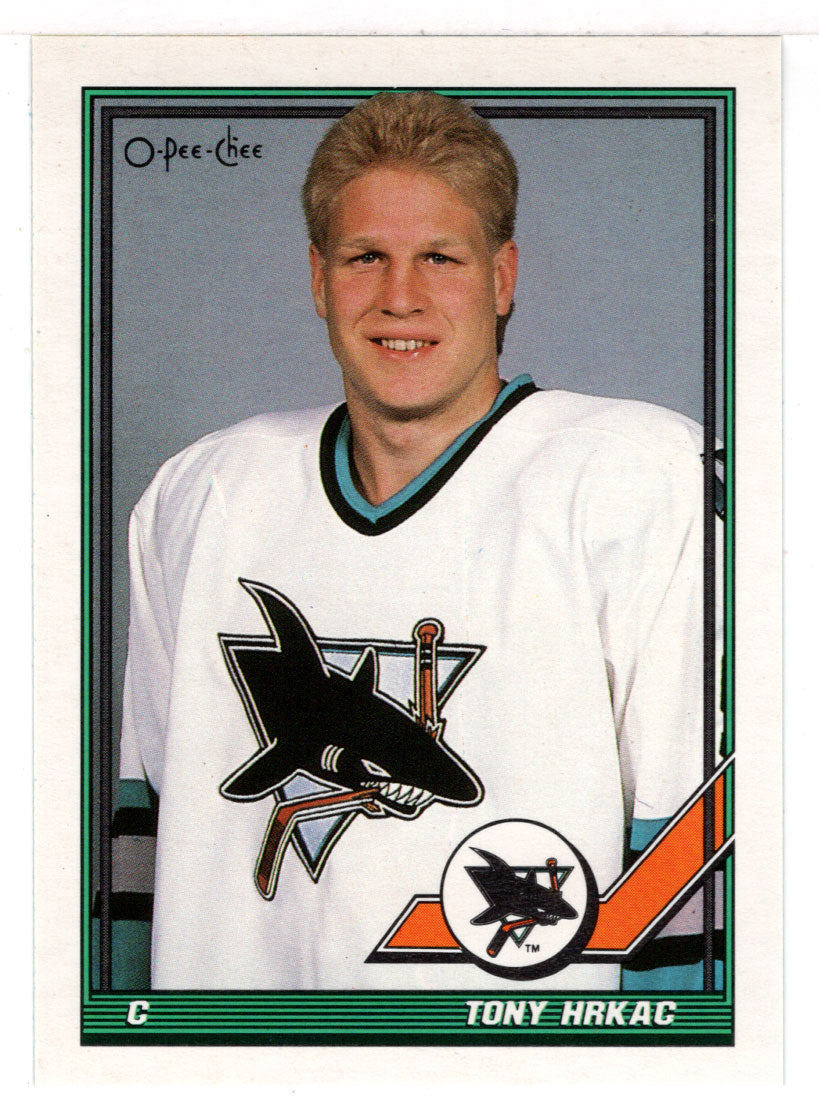 Tony Hrkac - San Jose Sharks (NHL Hockey Card) 1991-92 O-Pee-Chee # 241 Mint