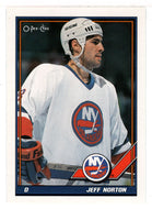 Jeff Norton - New York Islanders (NHL Hockey Card) 1991-92 O-Pee-Chee # 243 Mint