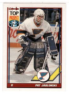 Pat Jablonski RC - St. Louis Blues - Top Prospect (NHL Hockey Card) 1991-92 O-Pee-Chee # 246 Mint