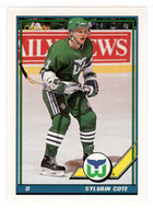 Sylvain Cote - Hartford Whalers (NHL Hockey Card) 1991-92 O-Pee-Chee # 249 Mint