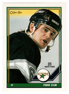Todd Elik - Minnesota North Stars (NHL Hockey Card) 1991-92 O-Pee-Chee # 251 Mint