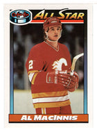 Al MacInnis - Calgary Flames - All-Star Team (NHL Hockey Card) 1991-92 O-Pee-Chee # 262 Mint