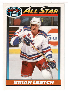 Brian Leetch - New York Rangers (NHL Hockey Card) 1991-92 O-Pee-Chee # 269 Mint