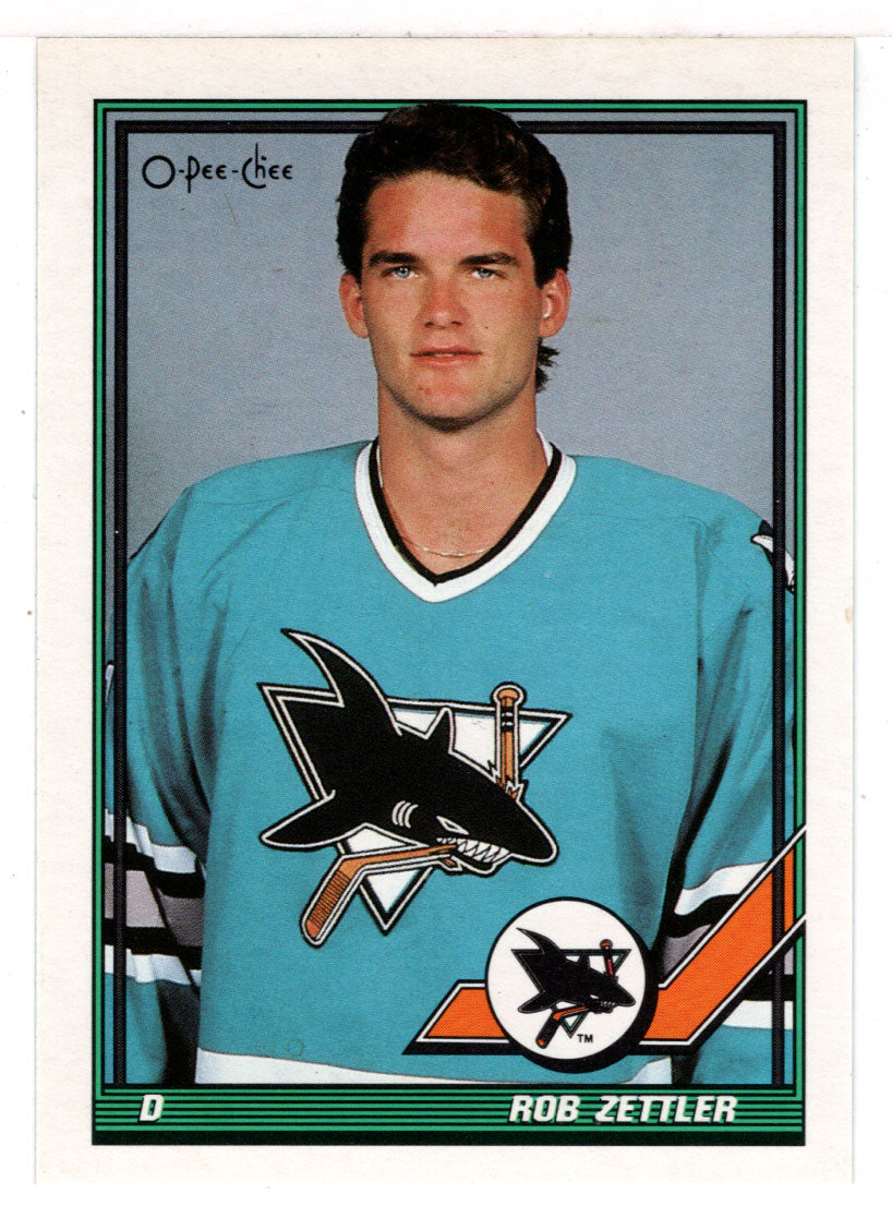 Rob Zettler - San Jose Sharks (NHL Hockey Card) 1991-92 O-Pee-Chee # 272 Mint
