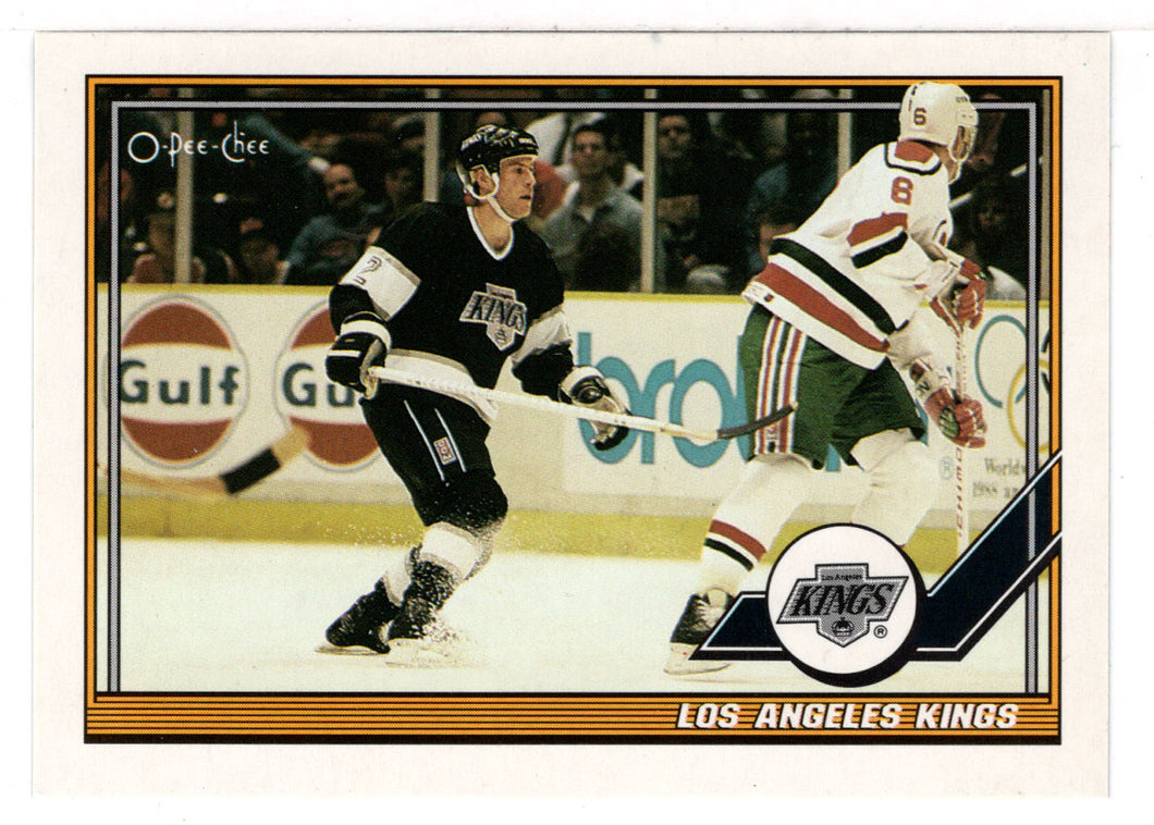 Los Angeles Kings Team Card (NHL Hockey Card) 1991-92 O-Pee-Chee # 283 Mint