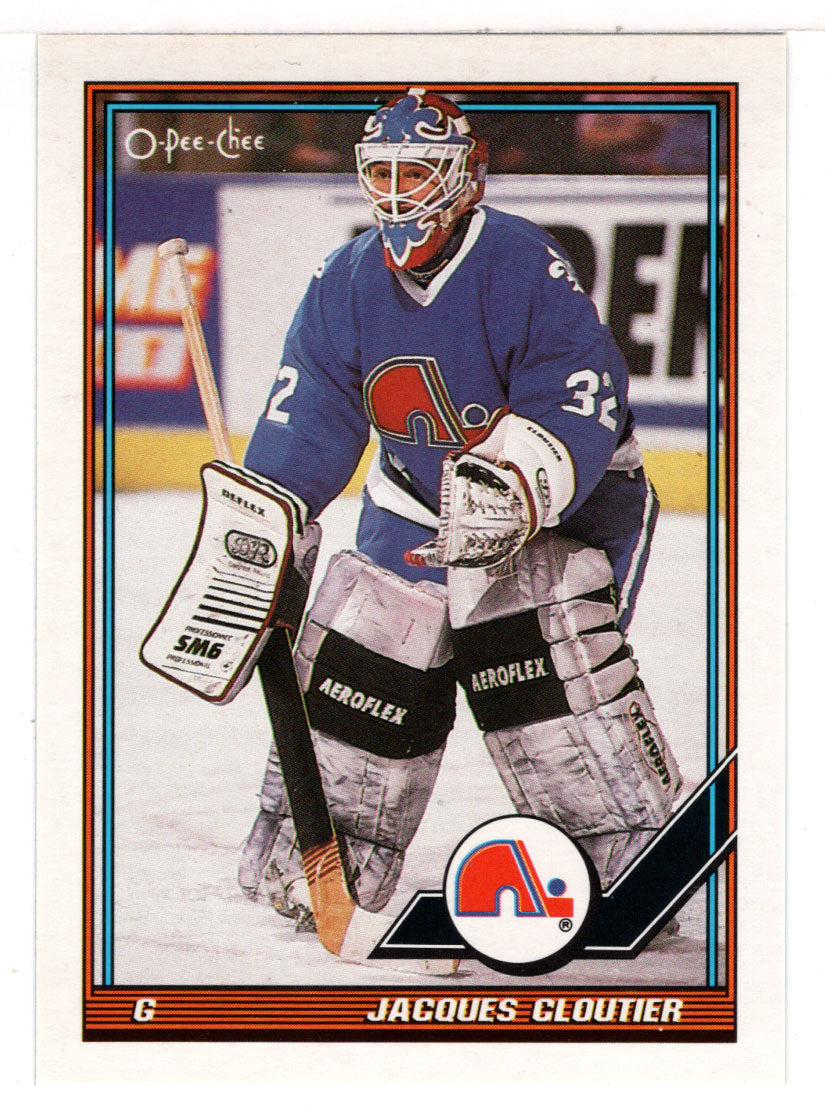Jacques Cloutier - Quebec Nordiques (NHL Hockey Card) 1991-92 O-Pee-Chee # 286 Mint