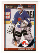 Jacques Cloutier - Quebec Nordiques (NHL Hockey Card) 1991-92 O-Pee-Chee # 286 Mint