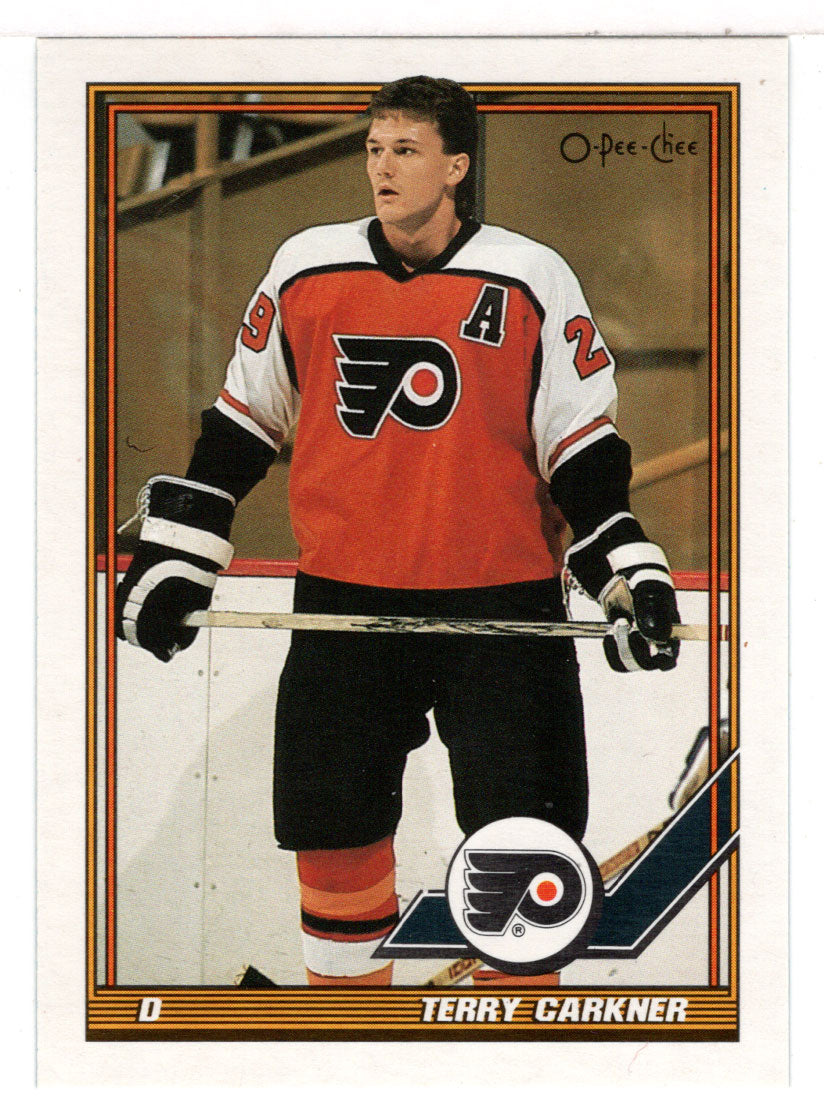 Terry Carkner - Philadelphia Flyers (NHL Hockey Card) 1991-92 O-Pee-Chee # 291 Mint