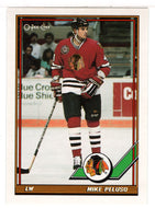 Mike Peluso - Chicago Blackhawks (NHL Hockey Card) 1991-92 O-Pee-Chee # 293 Mint