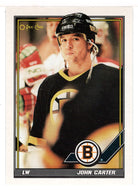 John Carter - Boston Bruins (NHL Hockey Card) 1991-92 O-Pee-Chee # 300 Mint