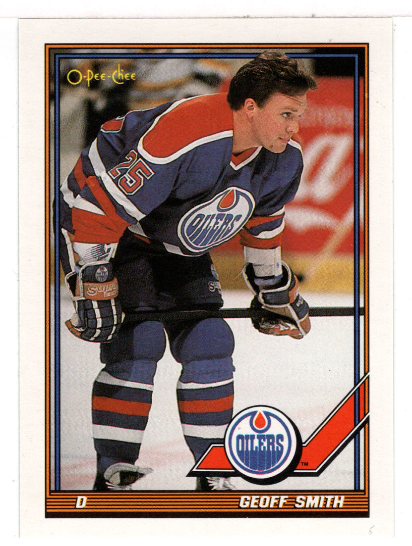 Geoff Smith - Edmonton Oilers (NHL Hockey Card) 1991-92 O-Pee-Chee # 301 Mint