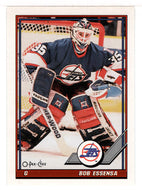 Bob Essensa - Winnipeg Jets (NHL Hockey Card) 1991-92 O-Pee-Chee # 307 Mint
