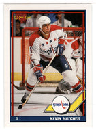 Kevin Hatcher - Washington Capitals (NHL Hockey Card) 1991-92 O-Pee-Chee # 310 Mint