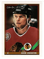 Adam Creighton - Chicago Blackhawks (NHL Hockey Card) 1991-92 O-Pee-Chee # 314 Mint