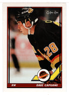 Dave Capuano - Vancouver Canucks (NHL Hockey Card) 1991-92 O-Pee-Chee # 318 Mint