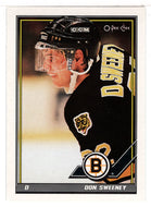 Don Sweeney - Boston Bruins (NHL Hockey Card) 1991-92 O-Pee-Chee # 319 Mint