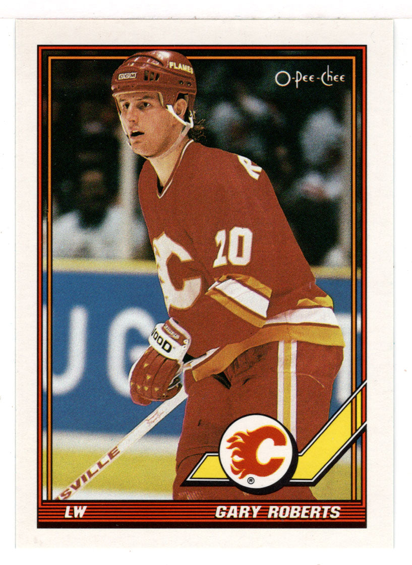 Gary Roberts - Calgary Flames (NHL Hockey Card) 1991-92 O-Pee-Chee # 320 Mint
