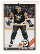 Ulf Samuelsson - Pittsburgh Penguins (NHL Hockey Card) 1991-92 O-Pee-Chee # 323 Mint