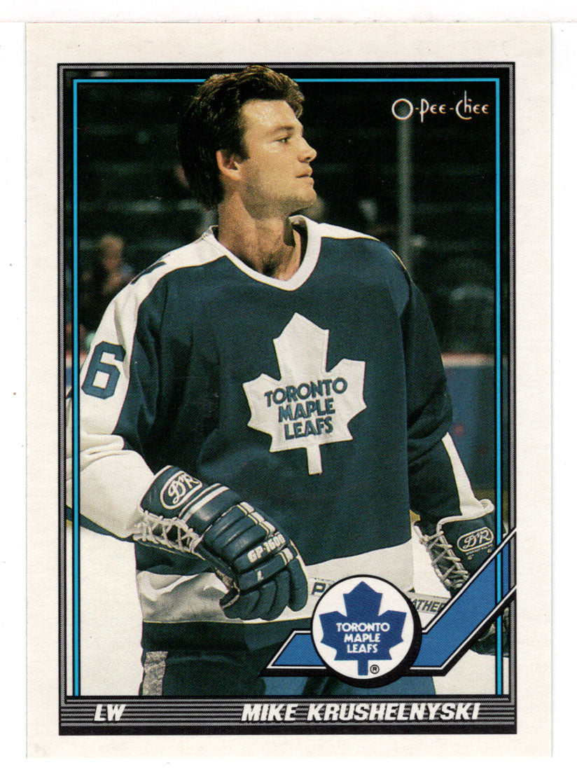 Mike Krushelnyski - Toronto Maple Leafs (NHL Hockey Card) 1991-92 O-Pee-Chee # 324 Mint