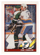 Paul Cavallini - St. Louis Blues (NHL Hockey Card) 1991-92 O-Pee-Chee # 328 Mint