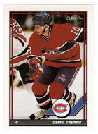 Denis Savard - Montreal Canadiens (NHL Hockey Card) 1991-92 O-Pee-Chee # 330 Mint
